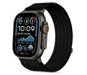 Tech-Protect Nylon Sport 44/45/46/49 mm černá / Řemínek / Apple Watch / nylonový sportovní