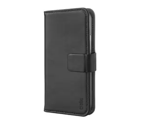 SBS Book Wallet černá / Pouzdro / Apple iPhone 13 Pro / Pravá kůže