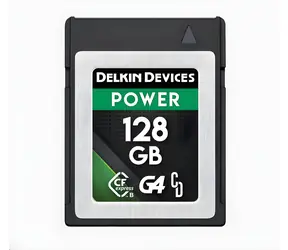 Delkin CFexpress POWER G4 128GB / Paměťová karta / R:1780 MB/s / W:1700 MB/s / PCIe 3.0