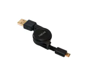 LogiLink USB-A - Micro-USB B černá / Kabel / 0,75 m