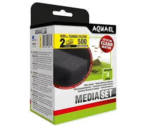 Aquael Náhradní houbička pro filtr Turbo 500 / Filtrační houbička / 20 PPI / 2 ks