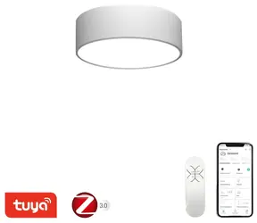 Immax NEO RONDATE SLIM SMART bílá / Stropní svítidlo / 25 cm / 18 W / Zigbee 3.0 & TUYA