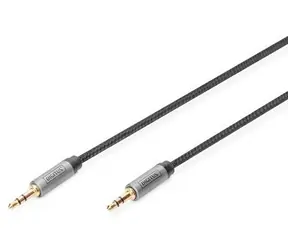 Digitus DB-510110-010-S / Audio kabel / Jack 3,5 mm / Stereo / 1 m