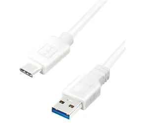 LogiLink USB-A - USB-C bílá / Kabel USB-C / USB-A (M) - USB-C (M) / 2 m / USB 3.2 Gen 1 / 5 Gbit/s