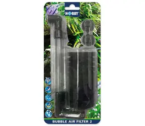 HOBBY Vnitřní filtr Bubble Air 2 / Mechanická a biologická filtrace / Houbový filtrační prvek / Pro akvária 20-40 l