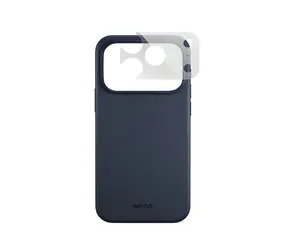 Epico Leather Pro Mag+ Case pro iPhone 17 Pro modrá / Kryt / Pravá kůže / Qi2 & MagSafe / Ochrana camera island
