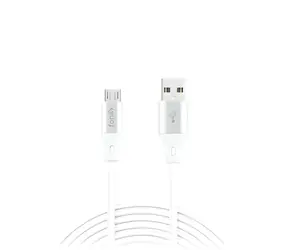 Fonex Speed Charge bílá / Nabíjecí kabel / USB-A - Micro USB / 10 W / 1 m