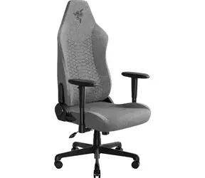 Razer Iskur V2 X světle šedá / Herní židle / Látkový potah / nosnost 136 kg / 2D područky