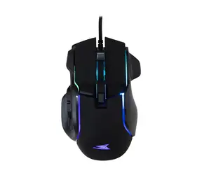 Baracuda PIRANHA černá / Herní myš / Optický / 7D / 7200 dpi / RGB / 1.5 m / USB