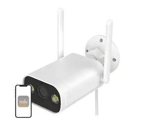 MOES WCM-JD-T1 / Venkovní IP kamera / 3 MP / Wi-Fi / IP65 / microSD