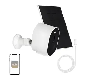 Moes WCM-S24-S / Venkovní IP kamera / 4MP / Wi-Fi / solární panel / IR / IP65