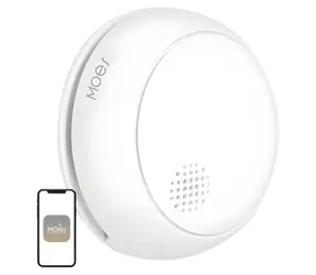 MOES SSD01 / Detektor kouře / ZigBee / hlasitost 85 dB / autotest baterie