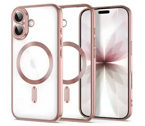 Tech-Protect MagFlex průhledná růžová / Kryt / Apple iPhone 17 / MagSafe