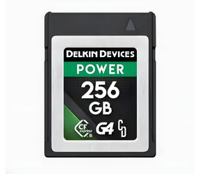Delkin CFexpress Power R1780/W1700 (G4) 256GB / Paměťová karta CFexpress typu B / PCIe 3.0