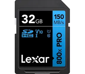 Lexar Professional 800x PRO 32GB / Paměťová karta SDHC / UHS-I/U1 / V30 / Class 10