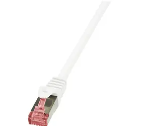 LogiLink Cat6 bílá / Patch kabel / S/FTP / RJ-45 / 7,5 m