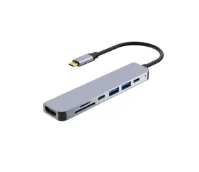 Dokovací stanice IUH3SL4K stříbrná / Dokovací stanice / USB-C / HDMI 4K30Hz / USB PD 100W / čtečka karet