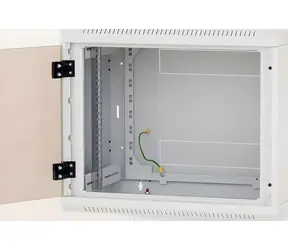 Triton RBA-12-LS5-CAX-A1 / Nástěnný rozvaděč / 12U / 600x495 mm / perforované dveře 80% / RAL 7035