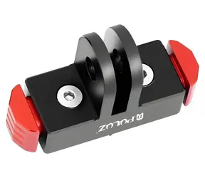 Puluz Magnetický držák pro GoPro HERO13 Black černo-červený / Držák / Magnetické rychloupínací uchycení / Letecký hliník