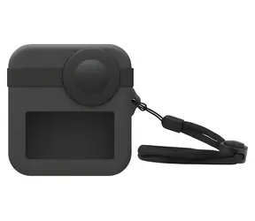 Puluz PU454B černá / Silikonové pouzdro / pro GoPro Max / vč. krytu objektivu a bezpečnostního popruhu