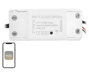 MOES WM-102 / Ovladač garážových vrat / Wi-Fi / Tuya / Hlasové ovládání