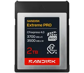 SanDisk Extreme PRO CFexpress 2TB / Paměťová karta / Type B / čtení: až 3700 MB/s