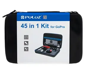 Puluz PKT10 / Sada příslušenství pro akční kamery / 45 v 1 / pro GoPro, Insta360, DJI