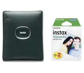 Fujifilm Instax Square Link Midnight Green + film / Fototiskárna