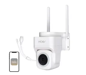 MOES WCM-B66 / Venkovní IP kamera / 3 MP / Wi-Fi / LAN / IP65 / microSD