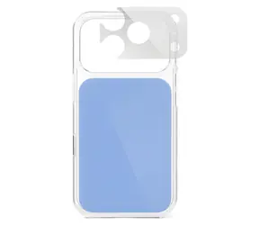 Epico Tile Mag+ Case světle modrá / Kryt na iPhone 17/18 Pro / Qi2 & MagSafe kompatibilní / crossbody popruh