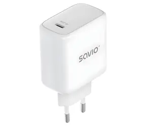 Savio LA-14 bílá / Síťová nabíječka / 20 W / Power Delivery 3.0