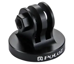 Puluz Držák s 1/4" CNC závitem černá / Držák pro akční kameru / kovový / univerzální / GoPro, Insta360, DJI