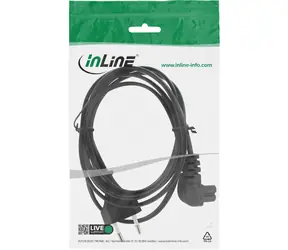 InLine 16653X černá / Napájecí kabel / CEE7/16 - C7 (Euro8) / 2 m
