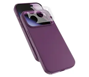 Epico Silicone Pro Mag+ Case tmavě fialová / Kryt / iPhone 17 Pro, 18 Pro / Qi2 & MagSafe kompatibilní