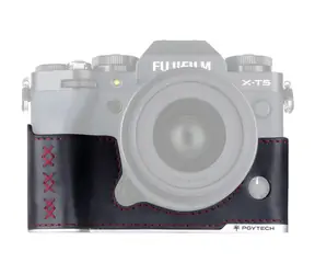 PGYTECH Kožené pouzdro pro Fujifilm X-T5 černá / Pouzdro na fotoaparát / kožené