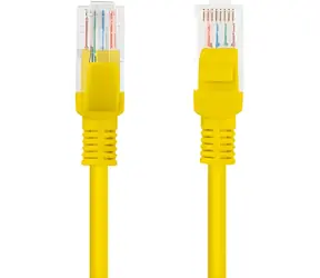 Lanberg UTP Cat6 1,5 m žlutá / Patch kabel / RJ45-RJ45 / nestíněný
