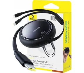 Baseus kabel USB-C - 2x USB-C černá / Kabel / 1 m