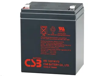 CSB HR1221WF2 / Olověný akumulátor / 12V / 5,1Ah / F2