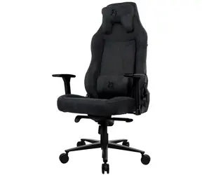AROZZI VERNAZZA XL SoftFabric Pure Black / Herní židle / látkové čalounění / černá