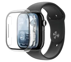 AmazingThing Radix Apple Watch Series 11 42mm čirá / Ochranné sklo s pouzdrem / Tvrzené sklo