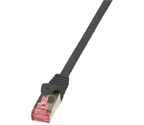 LogiLink černá / Patch kabel / Cat 6 / S/FTP / RJ-45 / 7,5 m / AWG 27/7 LSZH