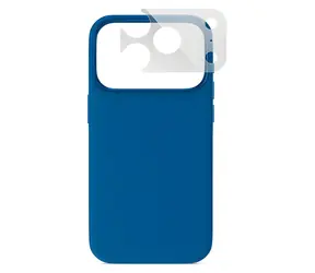 Epico Silicone Pro Mag+ Case modrá / Kryt / iPhone 17 Pro Max, 18 Pro Max / Qi2 & MagSafe kompatibilní