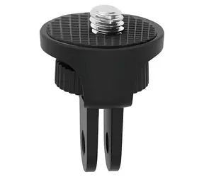 Puluz Držák s nastavitelným závitem 1/4" černá / Držák pro akční kameru / 360° otočení / ABS