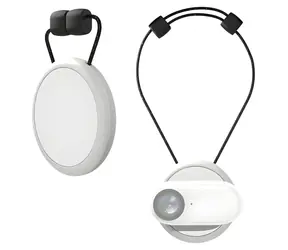 Puluz PU889W bílá / Magnetický držák / Pro Insta360 GO 3/GO 3S / 360° otočení / silikon