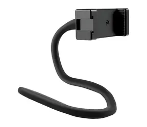 Puluz PU882B černá / Flexibilní držák se svorkou / Pro telefony a akční kamery / závit 1/4"