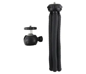 Puluz PU435 Mini Octopus / Stativ / ohebné nohy / kulová hlava 360° / závit 1/4" / do 2 kg