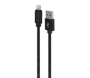 Kabel USB-A - Lightning (8pin) opletený / Nabíjecí a datový kabel / USB-A (M) - 8pin (M) / 1,8 m