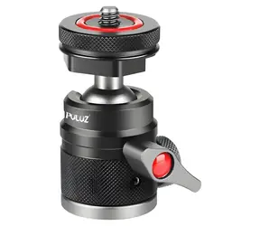 Puluz Kulová hlava černá / Kulová hlava / hliníková slitina / studená patka / 1/4" závit / 360°