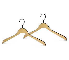 MAWA Ramínko LOFT hnědo-černé / Dřevo / Premium design / 44 cm / 2 ks