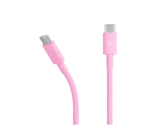 Beats kabel USB-C (M) - USB-C (M) 1,5 m Power Pink / Datový kabel / opletený / 60W